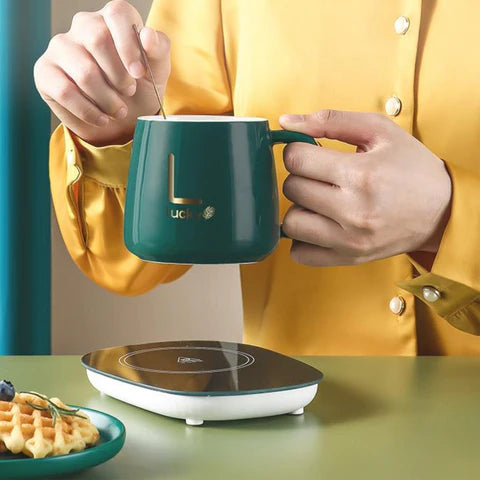 Taza con calentador