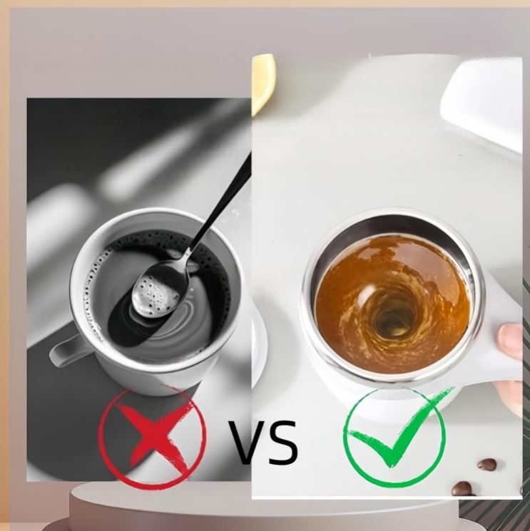 MagniMix Cup™: Mezclado magnético: ¡olvidate de grumos!