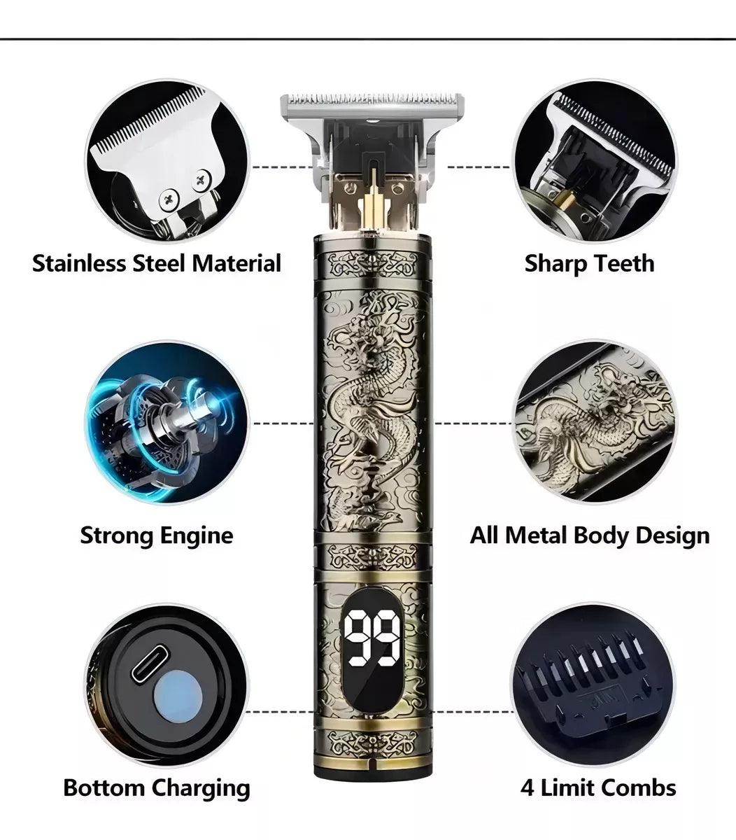 Maquina Rasuradora RECARGABLE CON PANTALLA LED!