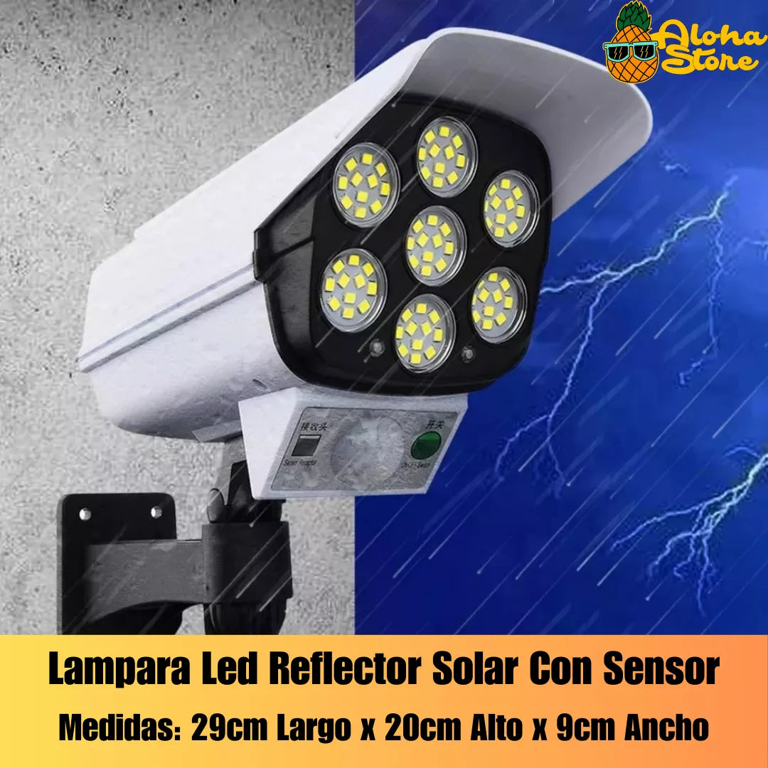Lámpara Solar Exterior con Sensor de Movimiento – Seguridad y estilo en tu hogar 🏡