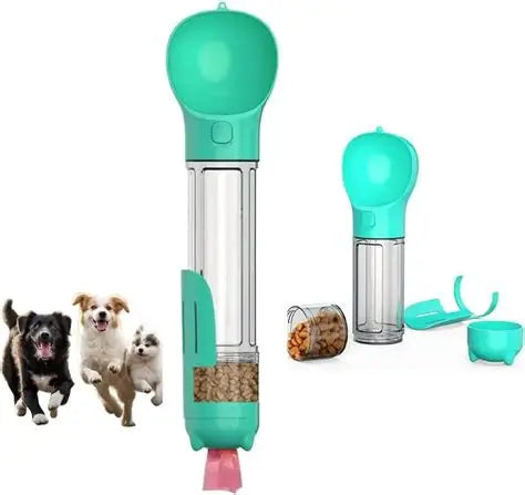 BOTELLA MULTIFUNCIONAL PARA PERROS, mascota con dispenser