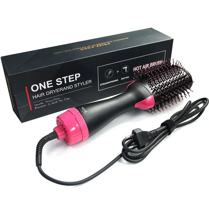 IonGlam™ – 💫Cepillo Alisador 3 en 1: Peina, alisa, calienta