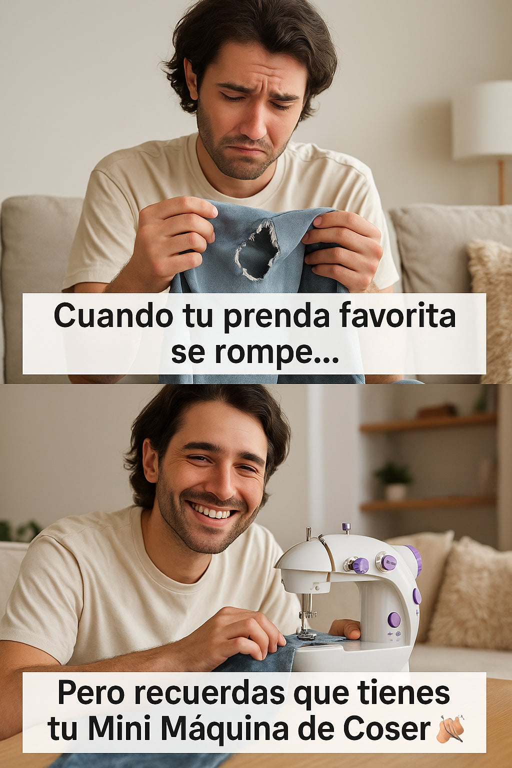 Mini Máquina de Coser Portátil – Repara Ropa Fácil en Casa