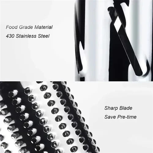 RALLADOR MANUAL DE VERDURAS CON 3 CUCHILLAS