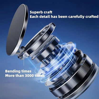 Soporte magnético para teléfono de coche Rotación plegable de 360 ° con ventosa fuerte universal para iPhone Samsung Xiaomi Soporte para teléfono para conducción y escritorio