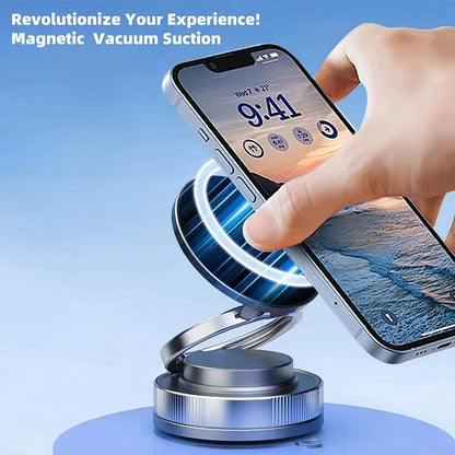 Soporte magnético para teléfono de coche Rotación plegable de 360 ° con ventosa fuerte universal para iPhone Samsung Xiaomi Soporte para teléfono para conducción y escritorio