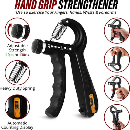 GripMaster Pro™:Desbloquea la máxima fuerza en tus manos y antebrazos