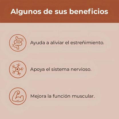 Magnesio Total Max™:🌿🦴 Huesos fuertes, músculos sanos y mente activa… todo en un solo suplemento