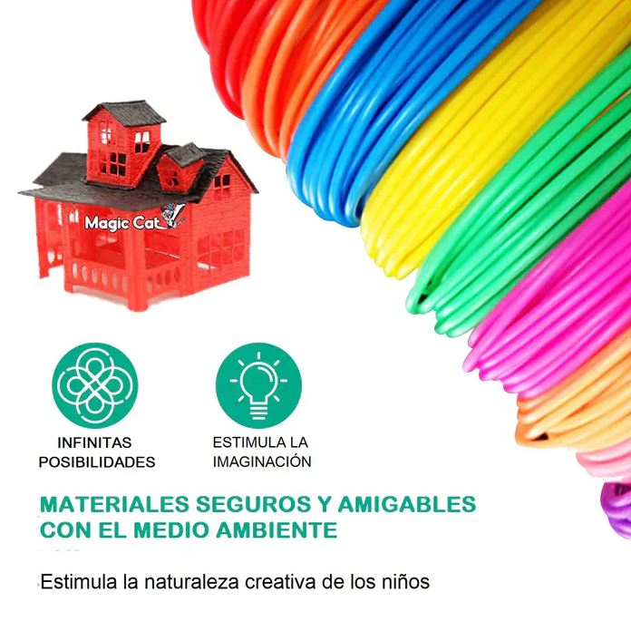 Lapiz Mágico 3D™:👩‍🎨🔝 Dibuja, modela y construye sin límites