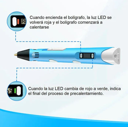 Lapiz Mágico 3D™:👩‍🎨🔝 Dibuja, modela y construye sin límites