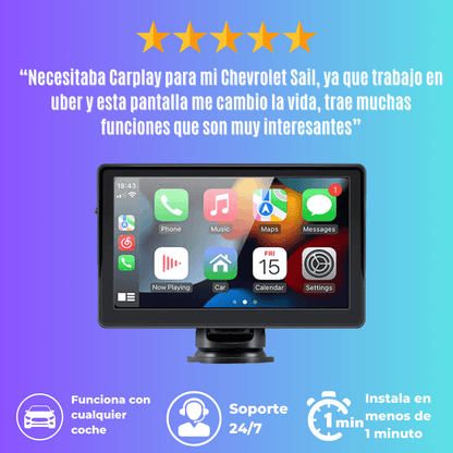 Autoestéreo Pantalla Táctil Y Cámara AppleCar & AndroidAuto - PAGA DESDE CASA