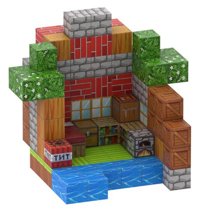 Cubos Magnéticos Minecraft - 64 Piezas