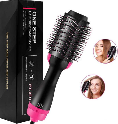 IonGlam™ – 💫Cepillo Alisador 3 en 1: Peina, alisa, calienta