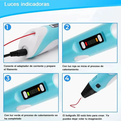 Lapiz Mágico 3D™:👩‍🎨🔝 Dibuja, modela y construye sin límites