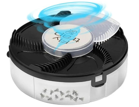 Trampa Eléctrica Para Moscas ANGGREK USB Brazo Giratorio Atrapamoscas Seguro