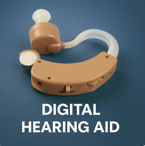 Audifono amplificador de sonido para personas con discapacidad auditiva