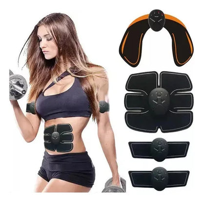 Carga inalámbrica EMS USB ABS abdominal entrenamiento muscular tonificador cuerpo Fitness dispositivo de entrenamiento de cadera chip de forma neutra