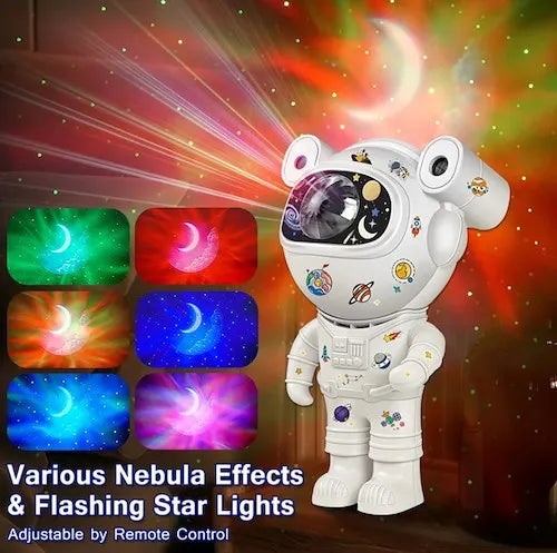 Astronauta Proyector Galaxia Estrellas  Musica Parlante