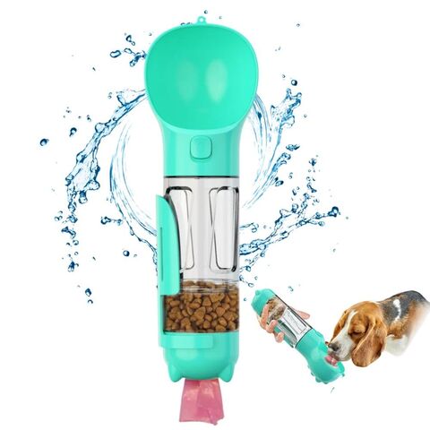 BOTELLA MULTIFUNCIONAL PARA PERROS, mascota con dispenser
