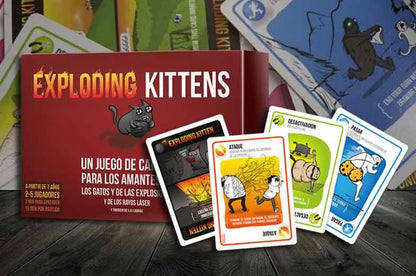 Exploding Kittens gatitos explosivos juego de cartas