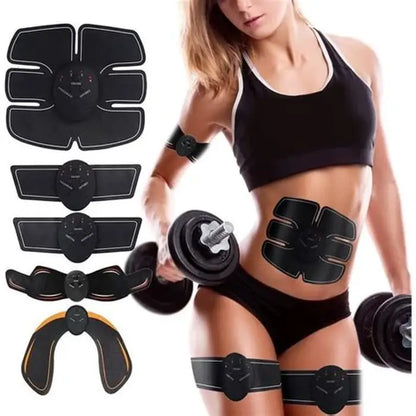 Carga inalámbrica EMS USB ABS abdominal entrenamiento muscular tonificador cuerpo Fitness dispositivo de entrenamiento de cadera chip de forma neutra
