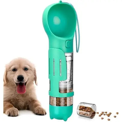 BOTELLA MULTIFUNCIONAL PARA PERROS, mascota con dispenser