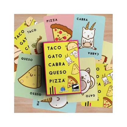 Taco Gato Cabra Queso Pizza Juego De Mesa Cartas