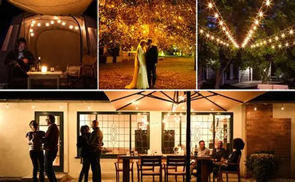 Guirnalda Luces Exterior X 10m Lámpara Led