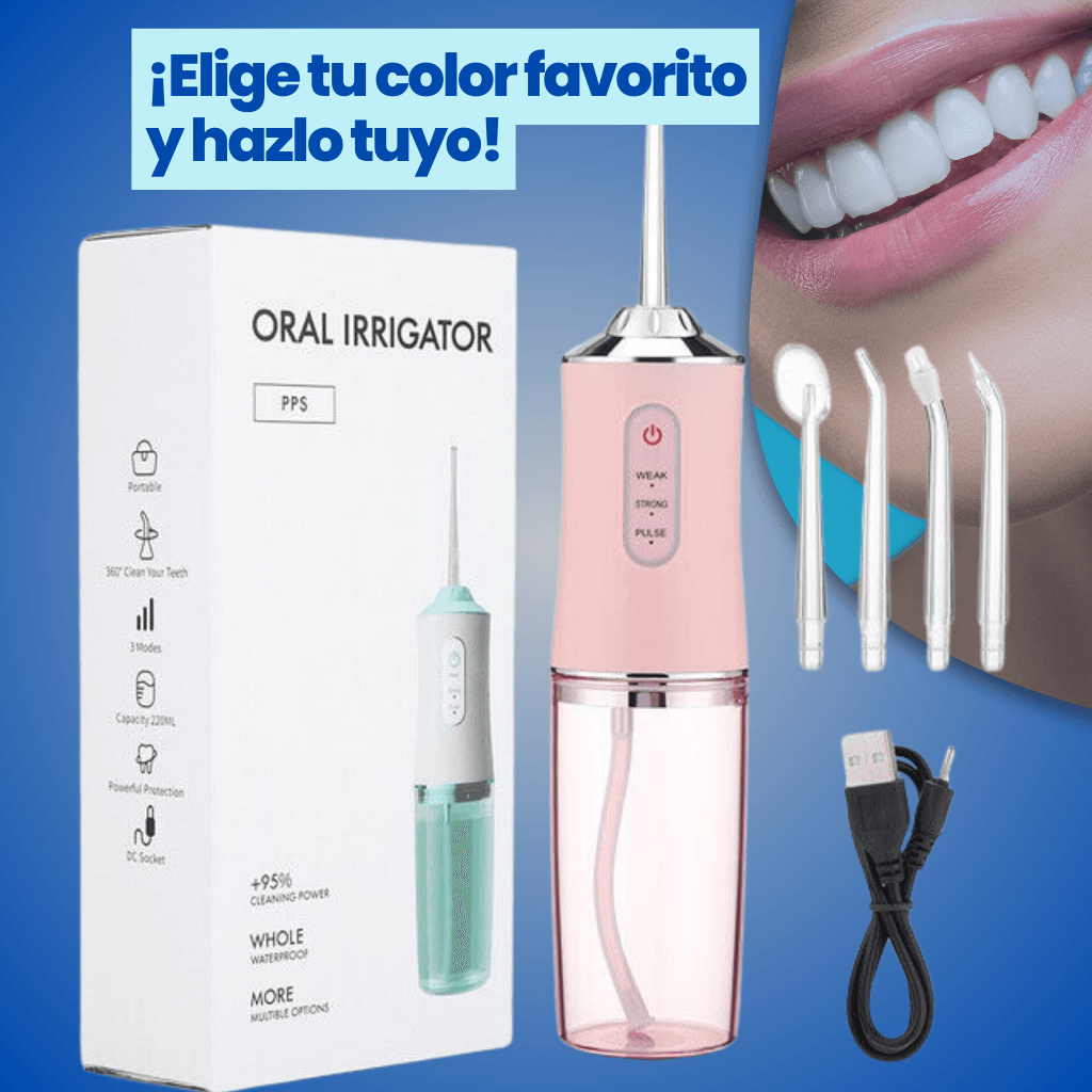 Irrigador DentalJet® Pro bucal - PAGA DESDE CASA