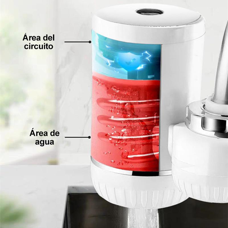 Grifo calentador de agua eléctrico instantáneo sin tanque - PAGA DESDE CASA