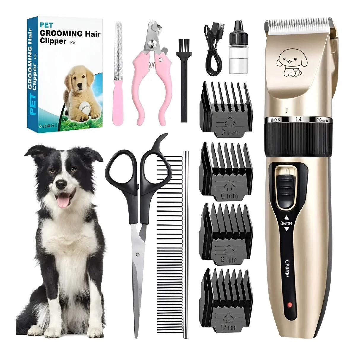 Maquina Corta Pelo Perro Mascota Recargable Inalambrica