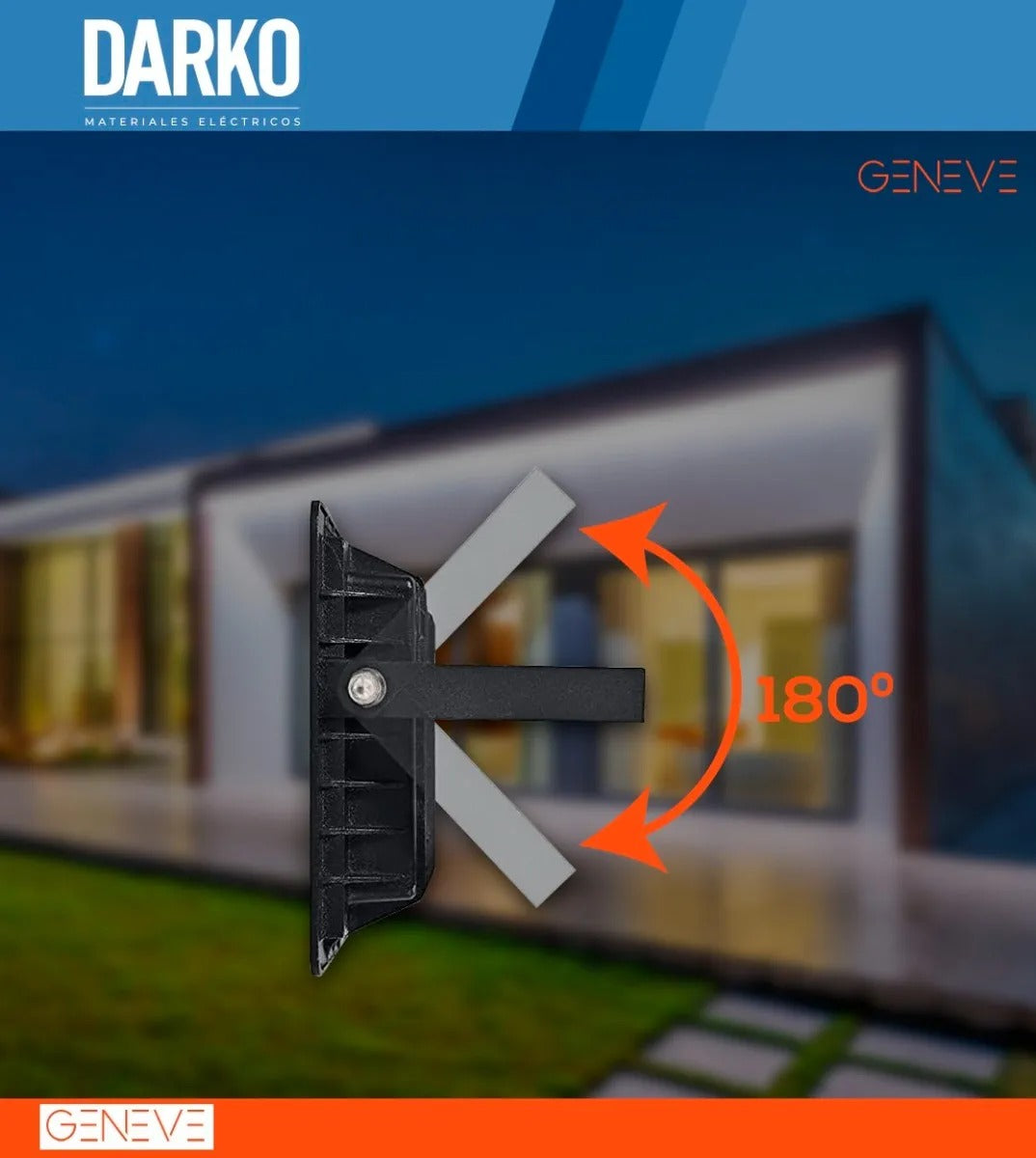 Reflector Led 50w Exterior Alta Potencia Ip66 Luz Fría