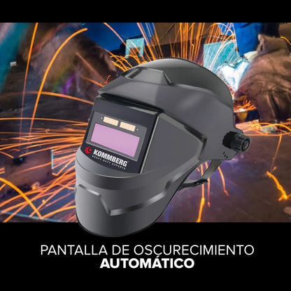 KOMMBERG MASCARA FOTOSENSIBLE AUTOMATICA (KB-MF25E) - SKU RSPF0060 MASCARA DE SOLDAR FOTOSENSIBLE AUTOMATICA