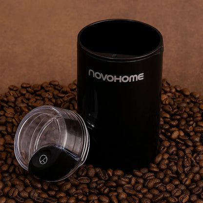 Molinillo De Café Eléctrico Novohome Acero Inox. 200w 60g
