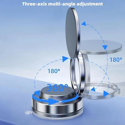 Soporte magnético para teléfono de coche Rotación plegable de 360 ° con ventosa fuerte universal para iPhone Samsung Xiaomi Soporte para teléfono para conducción y escritorio