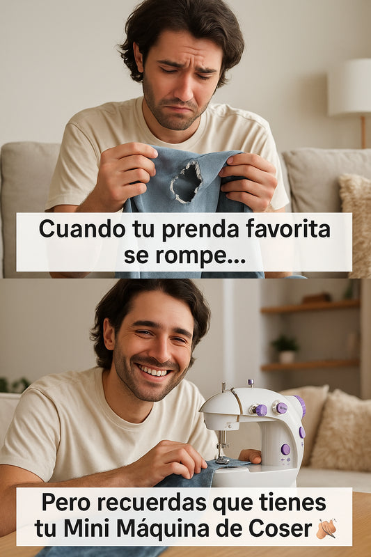 Mini Máquina de Coser Portátil – Repara Ropa Fácil en Casa