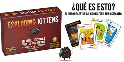 Exploding Kittens gatitos explosivos juego de cartas