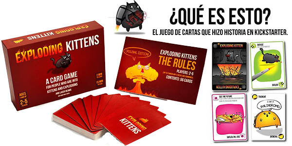 Exploding Kittens gatitos explosivos juego de cartas