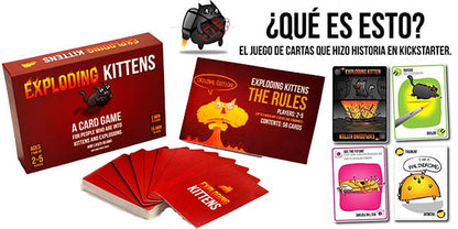 Exploding Kittens gatitos explosivos juego de cartas