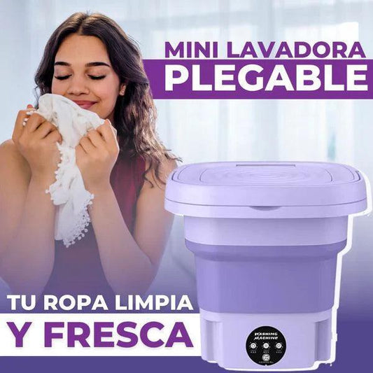 Mini Lavadora y centrífuga Portátil Plegable - PAGA DESDE CASA