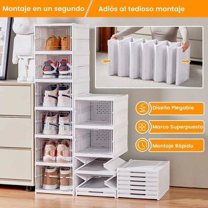 ShoePro®  Zapatera - Organizador Plegable 6 Niveles